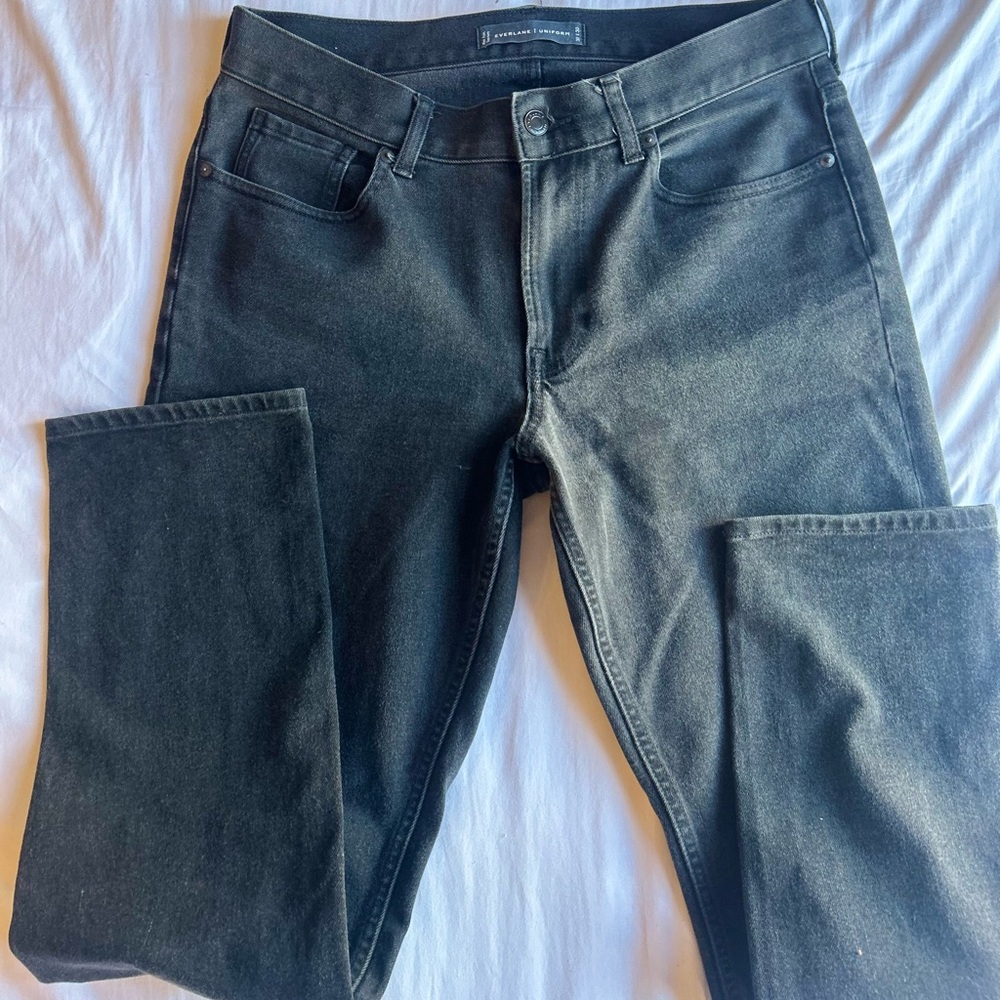 Everlane Men's Black Straight Jeans